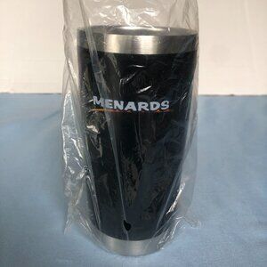 NEW Menards Black Stainless Steel 16 oz Tumbler #G5